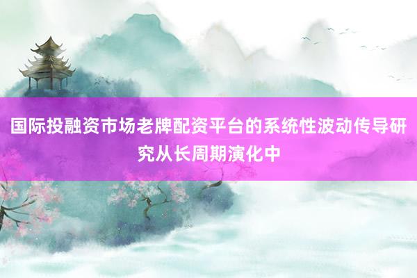 国际投融资市场老牌配资平台的系统性波动传导研究从长周期演化中
